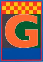 Dazzle Letter G by Sir Peter Blake